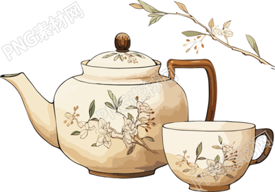 中式茶壺可商用素材
