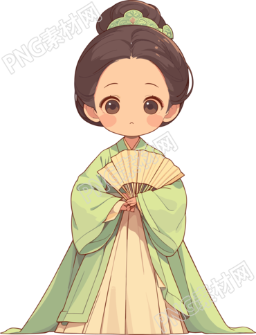 古風(fēng)小孩元素