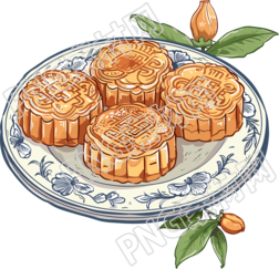 月餅高清圖形素材