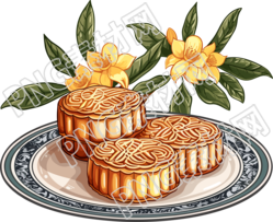 月餅美味插圖