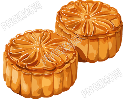 月餅傳統(tǒng)糕點(diǎn)插圖