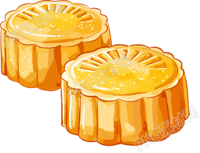月餅插畫素材