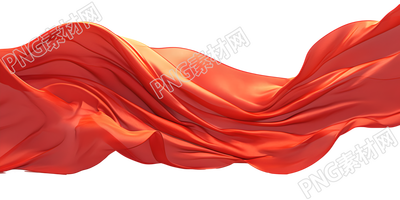 紅飄帶創(chuàng)意元素