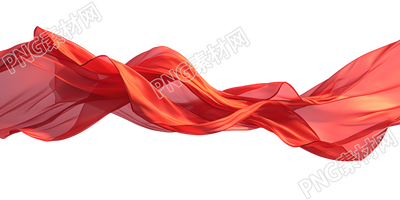 紅飄帶高清圖形插圖