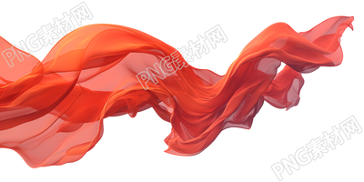 紅飄帶插畫設(shè)計(jì)素材