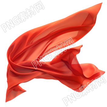 紅飄帶可商用插圖