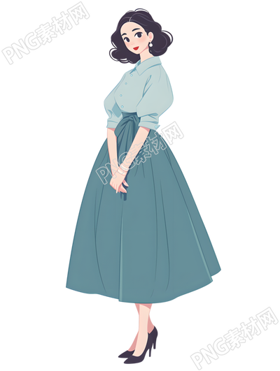 魅力女性創(chuàng)意插畫