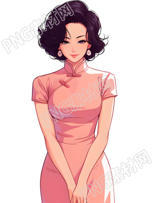 魅力女性插圖