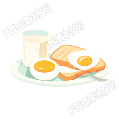 營(yíng)養(yǎng)早餐清新插圖設(shè)計(jì)