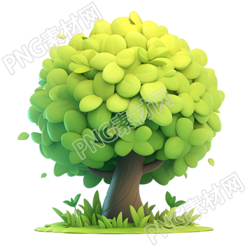 3D樹木極簡(jiǎn)主義素材