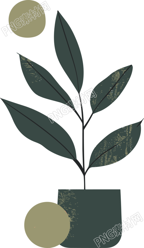 抽象植物高清图形素材