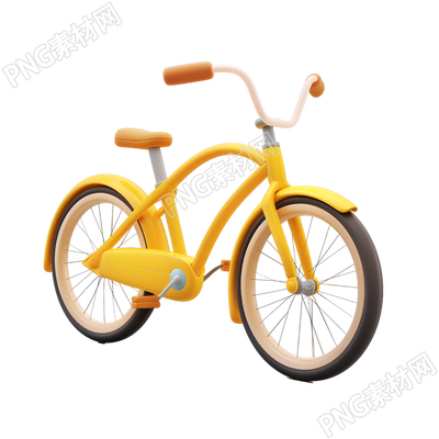3D自行車創(chuàng)意插畫