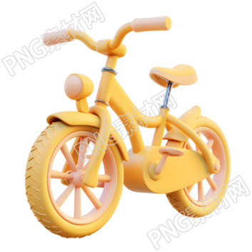 3D自行車圖標(biāo)素材