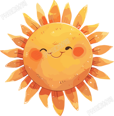 可愛(ài)太陽(yáng)插圖