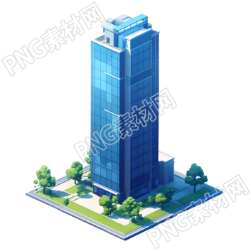 3D摩天大樓商業(yè)設(shè)計(jì)元素