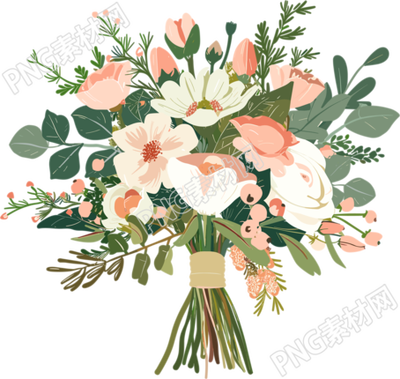 結(jié)婚婚禮手捧花插圖
