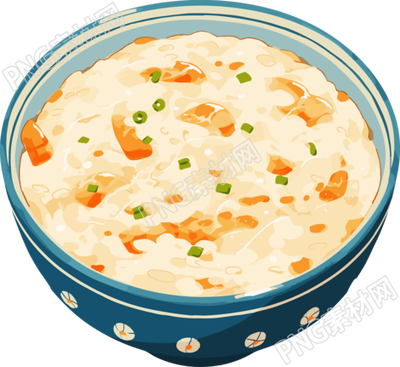 白粥高清插畫