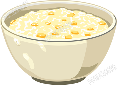 白粥商用插畫