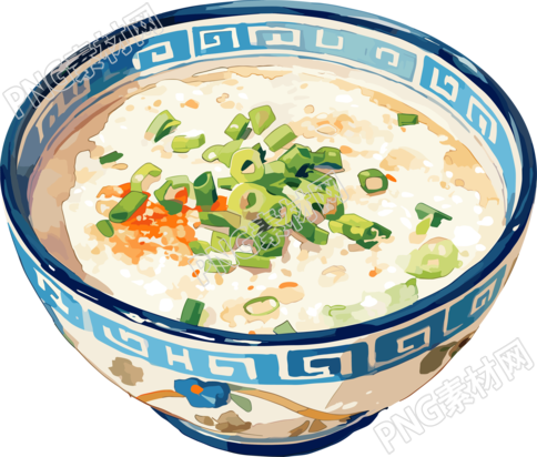 白粥插画图形素材
