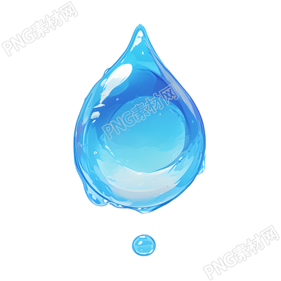 卡通水滴圖標(biāo)素材