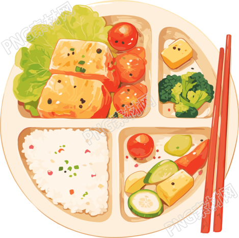 营养餐创意素材