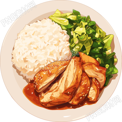 卡通午餐插圖