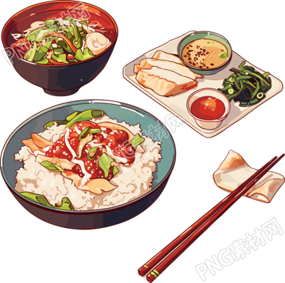 卡通午餐商業(yè)設(shè)計(jì)元素