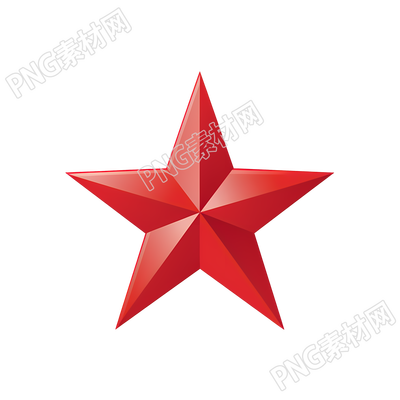 紅色五角星插畫設(shè)計