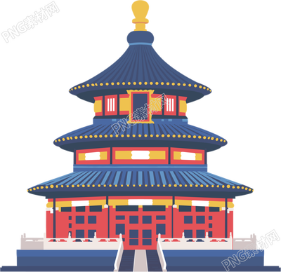 天壇創(chuàng)意插畫