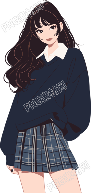 动漫人物插画素材