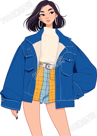 動漫人物PNG插畫