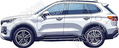 小轎車PNG圖形素材