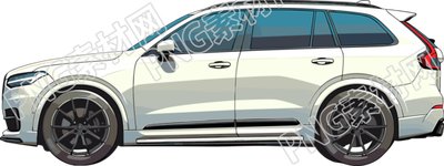 小轎車側(cè)面素材