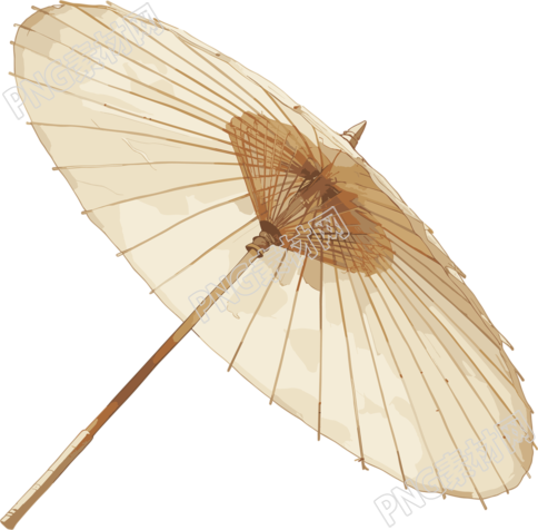 油纸伞文艺插图