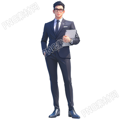 3D律師簡(jiǎn)約商用素材