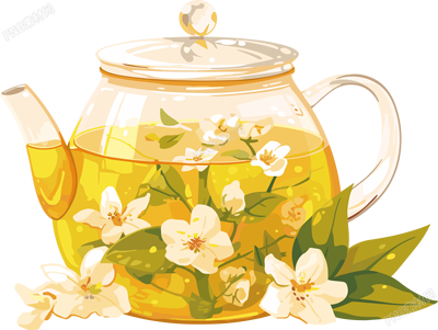 茉莉花茶素材
