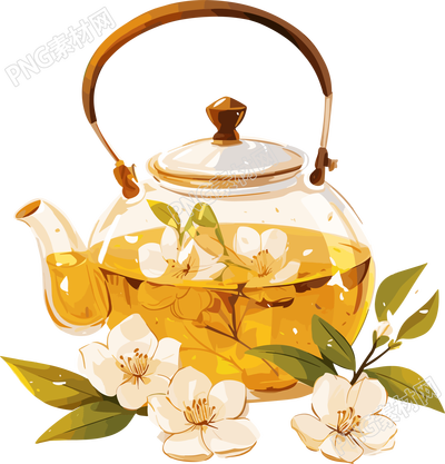 茉莉花茶元素