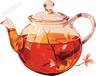 紅茶透明背景插圖