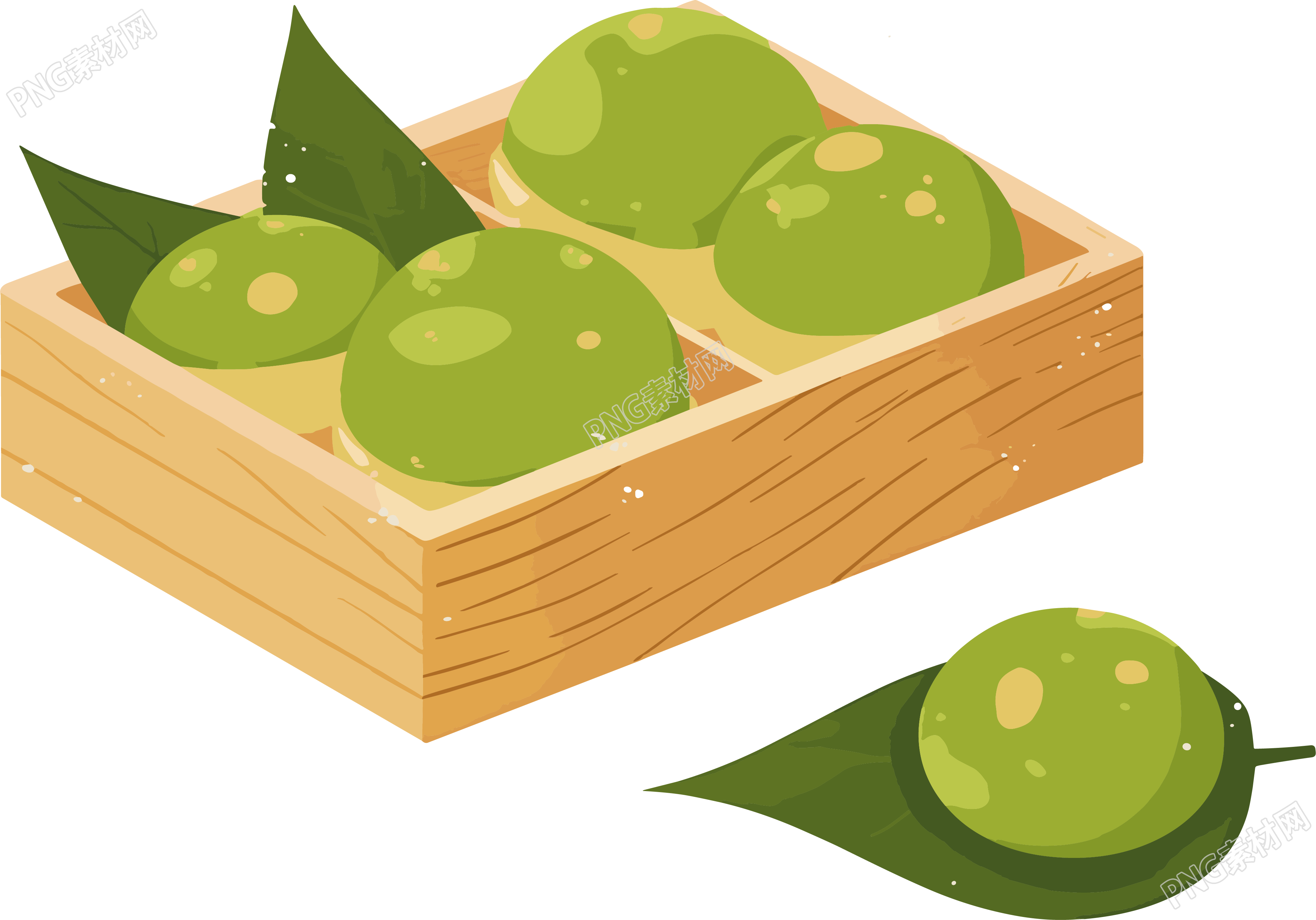 青团插画图形素材
