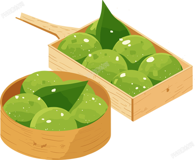 青團(tuán)可商用插畫