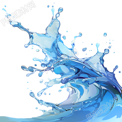 水花可商用插畫