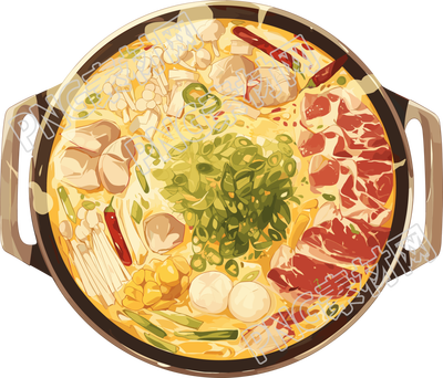 卡通火鍋插畫設(shè)計(jì)