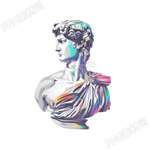复古贴纸PNG插图