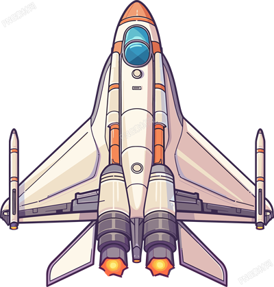 航空飛船創(chuàng)意插畫