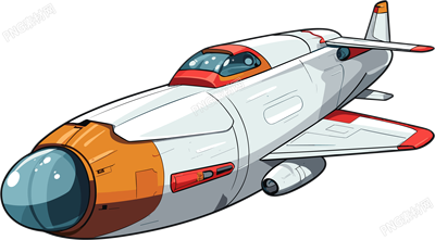 航空飛船插畫