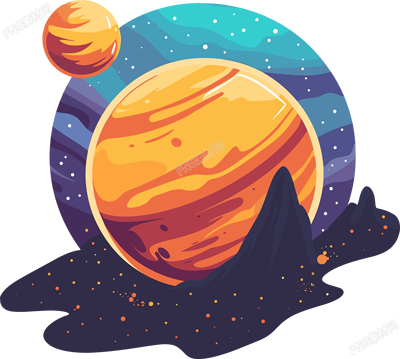外太空美麗異星球素材