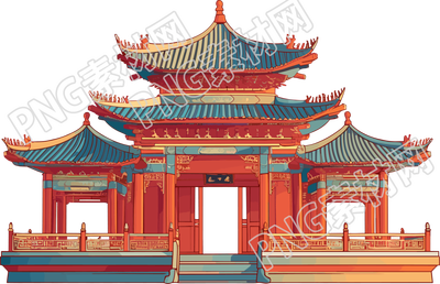 國(guó)風(fēng)建筑美麗素材