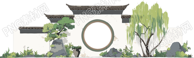 國(guó)風(fēng)建筑插圖設(shè)計(jì)素材