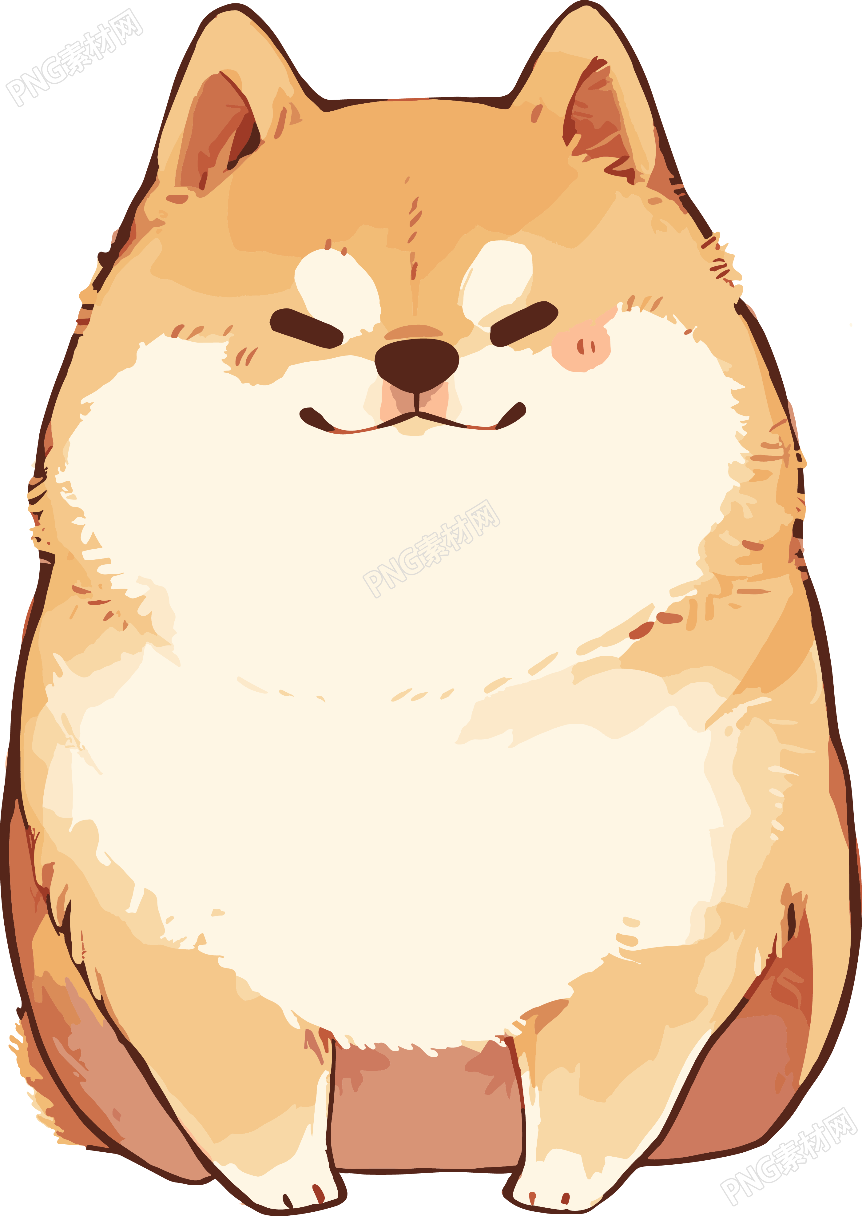 可爱狗狗手账插图