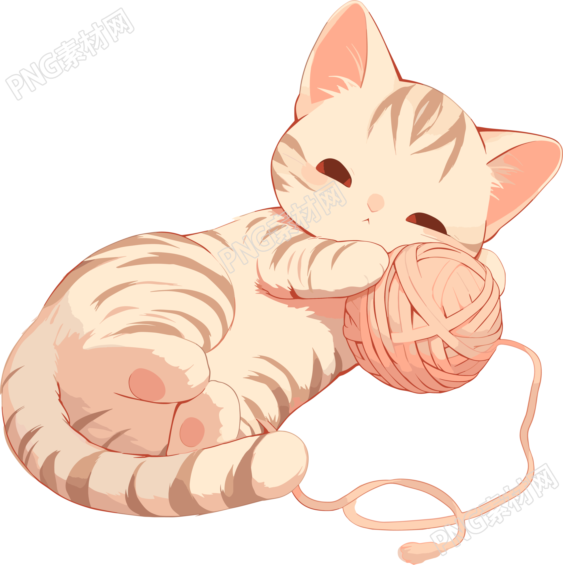 猫咪可爱插画